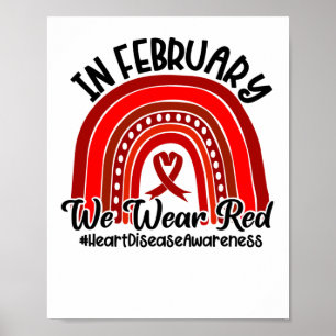 Im Februar tragen wir das Bewusstsein für die Rot Poster