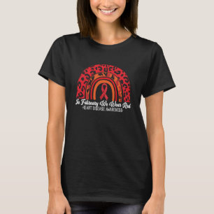 Im Februar tragen wir das Bewusstsein für die Rote T-Shirt