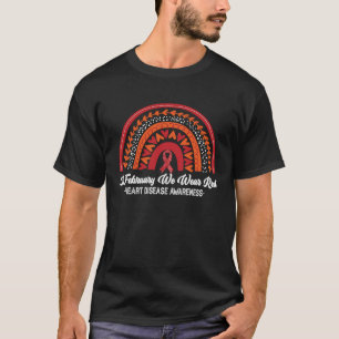 Im Februar tragen wir das Bewusstsein für die Rote T-Shirt