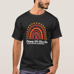 Im Februar tragen wir das Bewusstsein für die Rote T-Shirt