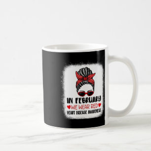 Im Februar tragen wir das Bewusstsein für Rote Her Kaffeetasse