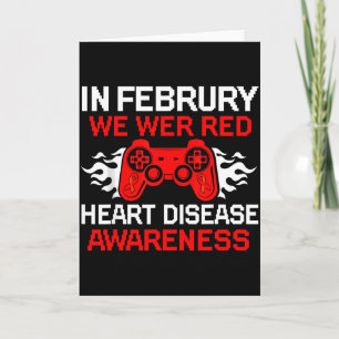 Im Februar tragen wir Rot Herzkrankheit Gaming Kin Karte