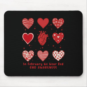 Im Februar tragen wir Rote-CD-Aufklärungs-Herz-Erk Mousepad