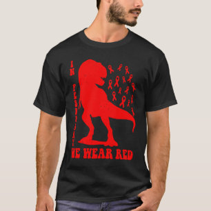 Im Februar tragen wir rote Regenbogen Herzkrankhei T-Shirt