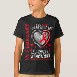 Im Februar werde ich wegen der Herzkrankheit meine T-Shirt
