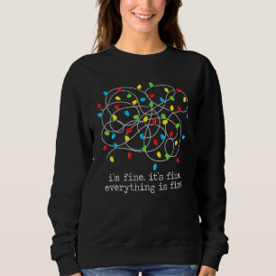 Im Feinsten ist alles gut, um die schöne Weihnacht Sweatshirt