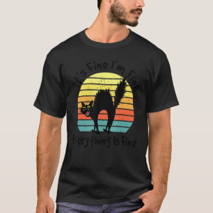Im Feinsten ist alles schön, um die Katzenreflexe T-Shirt