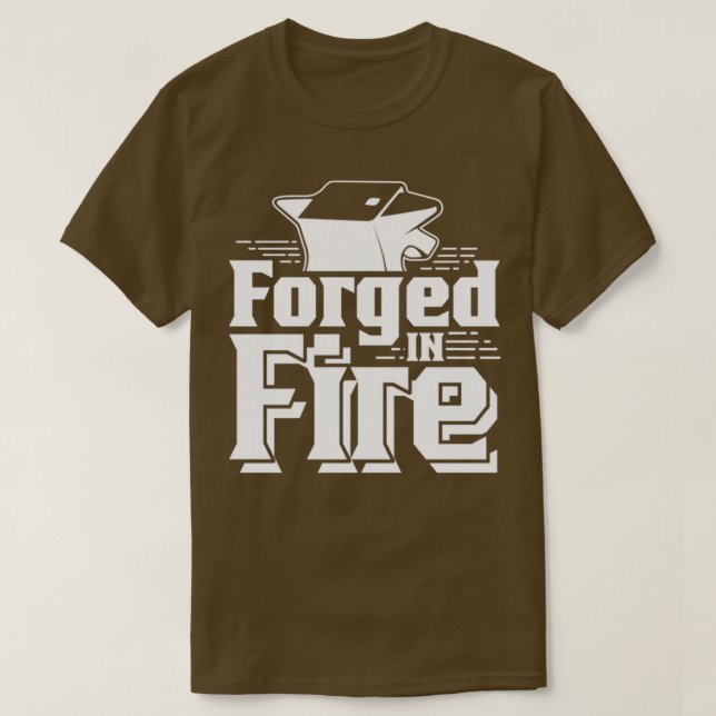 Im Feuer geschmiedet 2 T-Shirt (Design vorne)