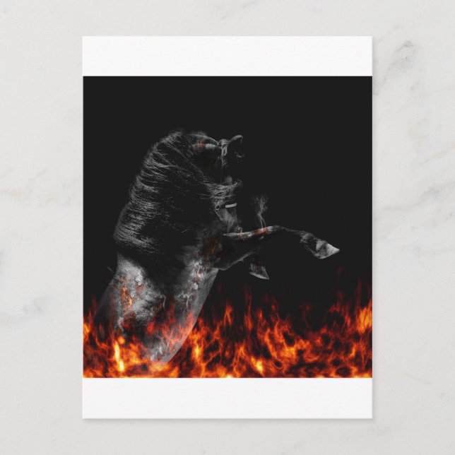 Im Feuer Postkarte (Vorderseite)