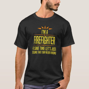 Im Feuerwehrmann T-Shirt