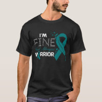 I'm Fine Food Allergies Warrior Awareness Feather