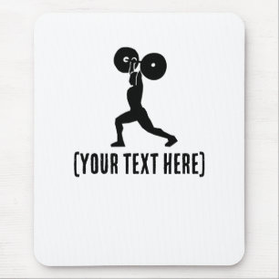 Im Fitnessraum   Personal Trainer Mousepad