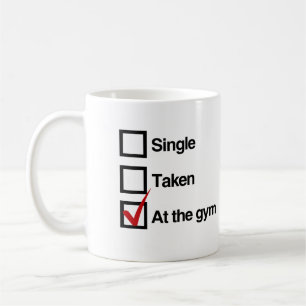IM FITNESSSTUDIO KAFFEETASSE