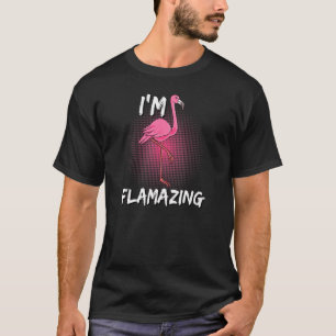 Im Flfantastic Funny Flamingo Girls Women T-Shirt