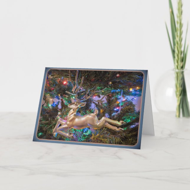 Im Flug Feiertagskarte (Vorderseite)