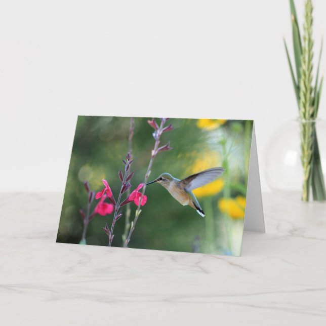 Im Flug Karte (Vorderseite)