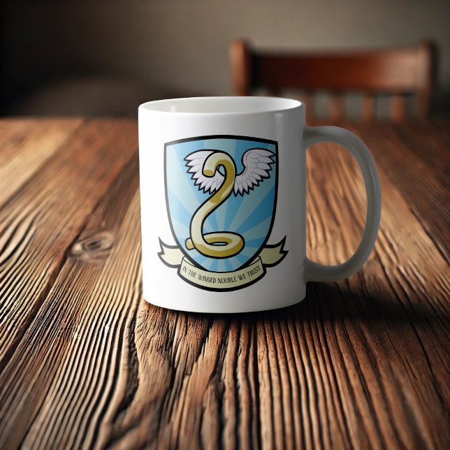 Im Flügeldrachen vertrauen wir auf den lustigen Ca Kaffeetasse (Von Creator hochgeladen)