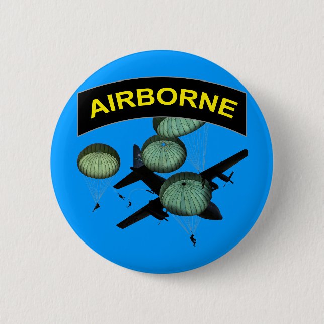 Im Flugzeug 2 Button (Vorderseite)