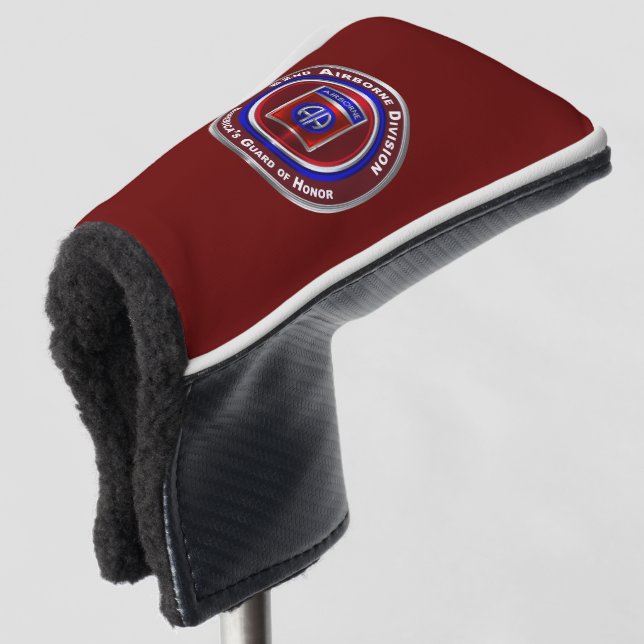 Im Flugzeug 82. Division Customized Design Golf Headcover (3/4 Vorderseite)
