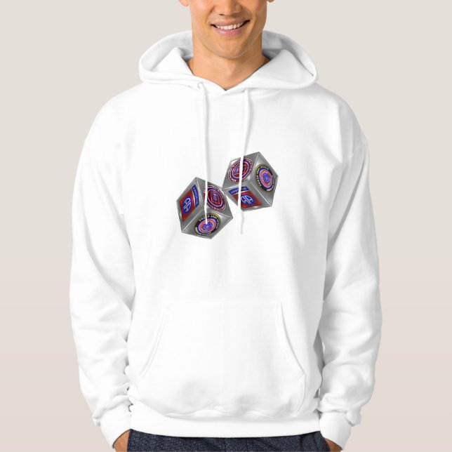 im Flugzeug Abteilung "Roll The Dice" Hoodie (Vorderseite)