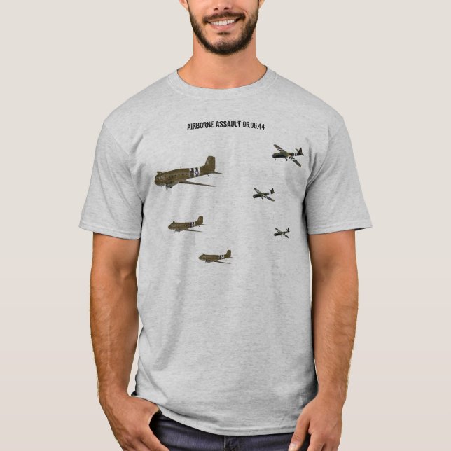 Im Flugzeug Angriff T-Shirt (Vorderseite)