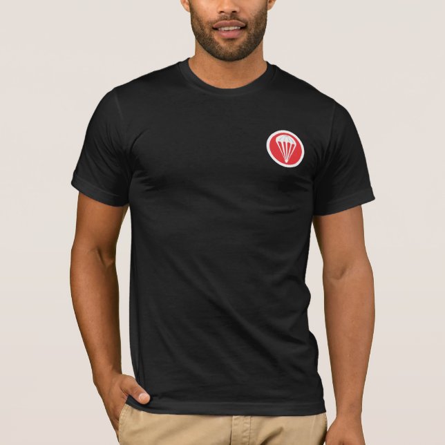 Im Flugzeug Artillerie-T - Shirts (v2) (Vorderseite)