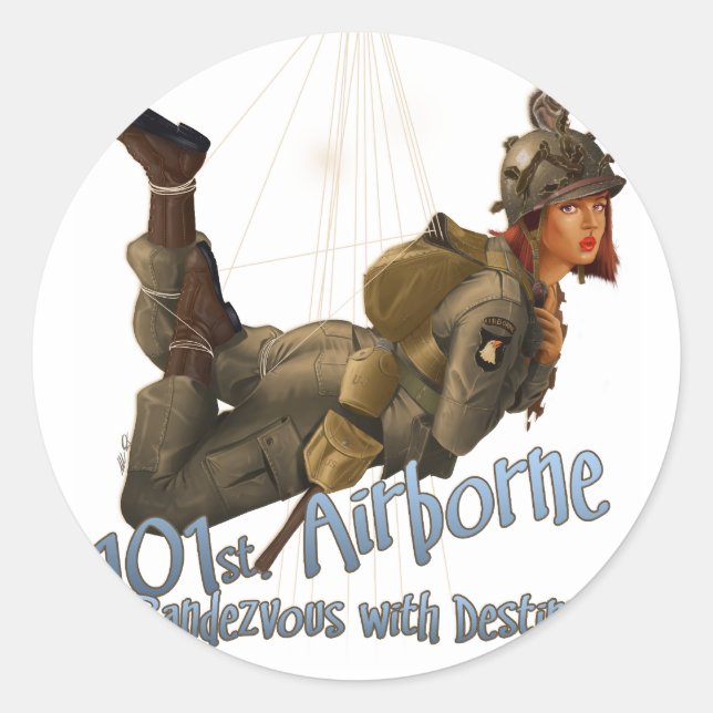 Im Flugzeug Aufkleber (Vorderseite)