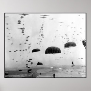 Im Flugzeug Auftrag während der Malerei WW2 Poster