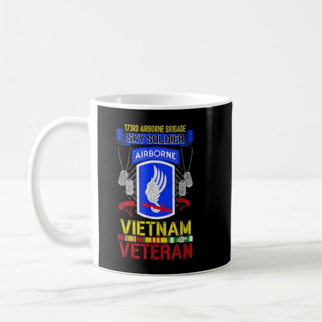 im Flugzeug Brigade Vietnam Veteran Shirt Sky S Kaffeetasse (Links)