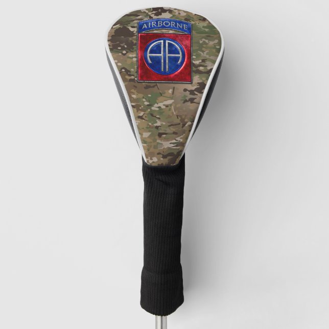 im Flugzeug Camouflage 82 Golf Headcover (Vorderseite)