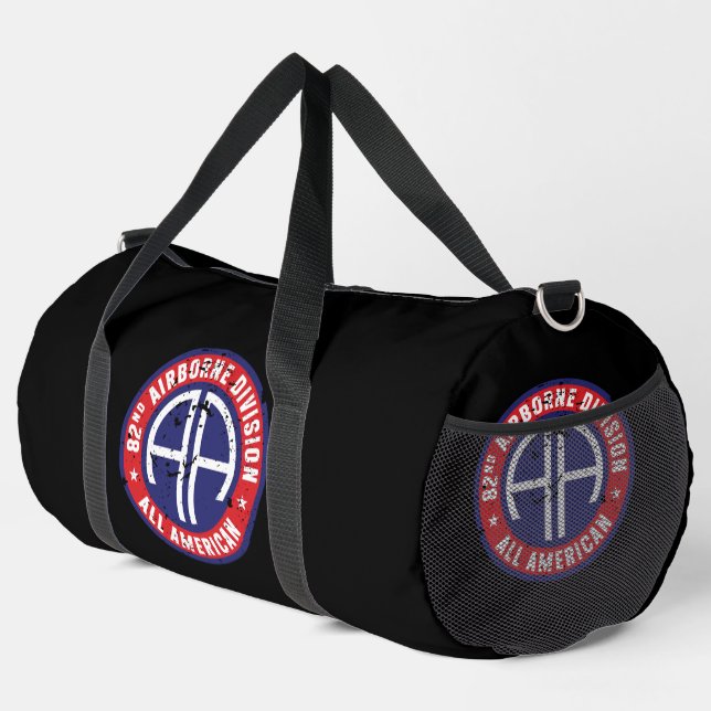 im Flugzeug Division "All American" Grunge Duffle Bag (Rechte Ecke)