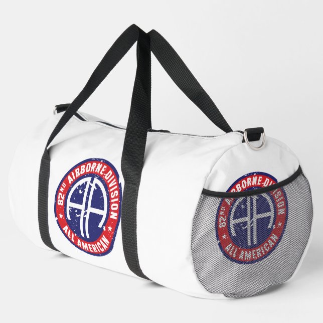 im Flugzeug Division "All American" Grunge Duffle Bag (Rechte Ecke)