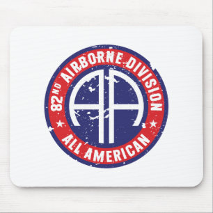 im Flugzeug Division "All American" Grunge Mousepad
