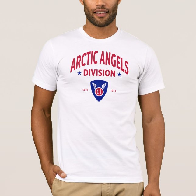 im Flugzeug Division Arktische Engel T-Shirt (Vorderseite)