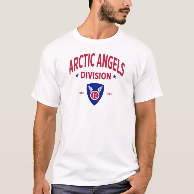 im Flugzeug Division Arktische Engel T-Shirt (Vorderseite)