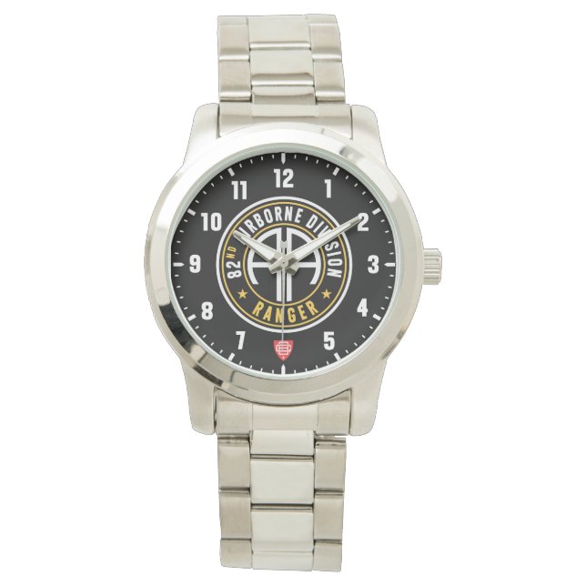 im Flugzeug Division Ranger Stainless Steel Armbanduhr (Vorderseite)
