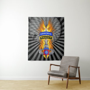 im Flugzeug Geschäftsbereich "Im Flugzeug ganz nac Wandteppich