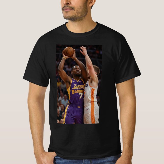 Im Flugzeug Hoops: Hochfliegender Basketball-T - S T-Shirt (Vorderseite)