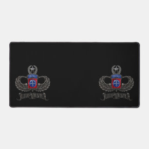 im Flugzeug Jumpmaster Black Desk Mat Schreibtischunterlage