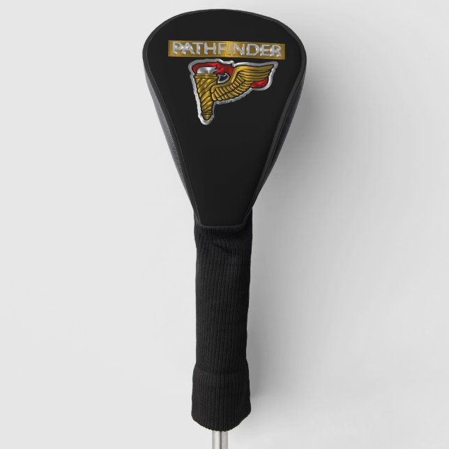 Im Flugzeug Paratrooper-Pathfinder  Golf Headcover (Vorderseite)