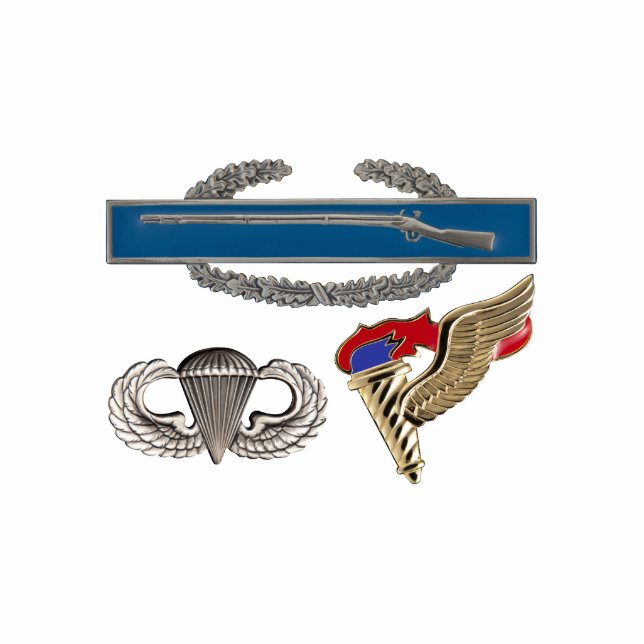 Im Flugzeug Pfadfinder CIB Freistehende Fotoskulptur (Vorne)