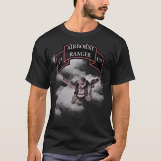 im Flugzeug RANGER Militärveteran T-Shirt