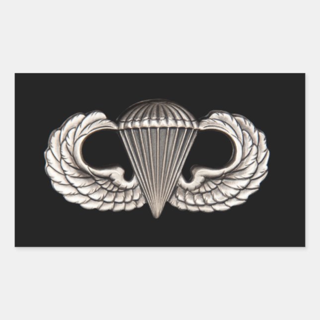 Im Flugzeug Rechteckiger Aufkleber (Vorderseite)