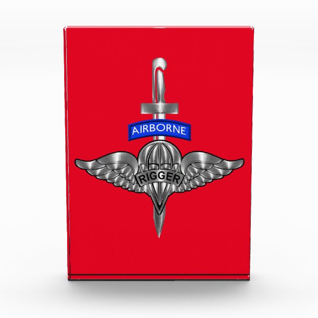 Im Flugzeug Rigger Dagger Custom Fotoblock (Vorderseite)