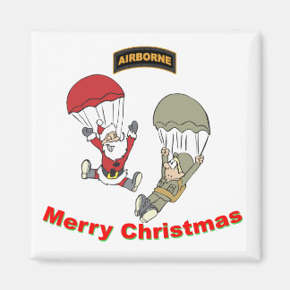 Im Flugzeug Santa II Magnet