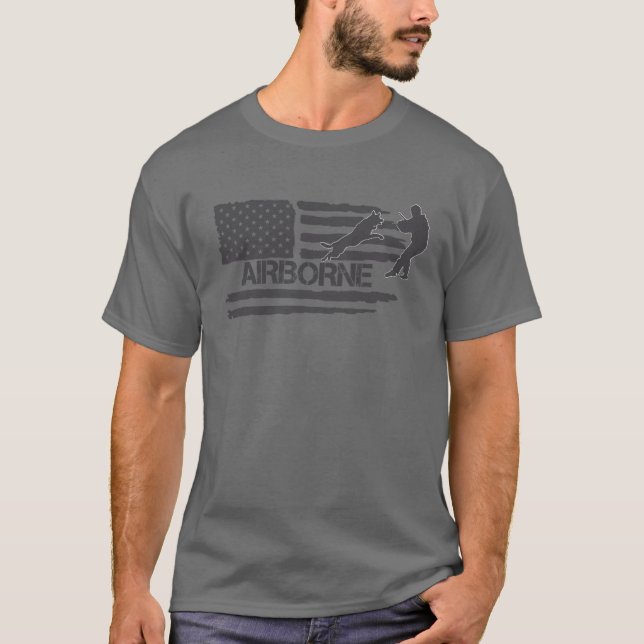 IM FLUGZEUG SCHUTZHUND DECOY SHIRT (Vorderseite)
