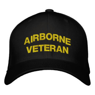 IM FLUGZEUG VETERAN BESTICKTE BASEBALLKAPPE