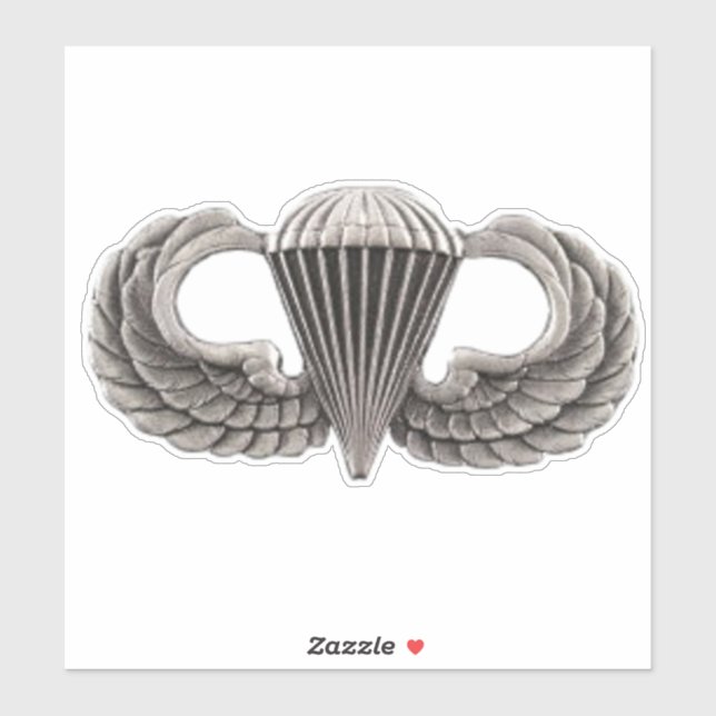 Im Flugzeug Wings Aufkleber (Blatt)