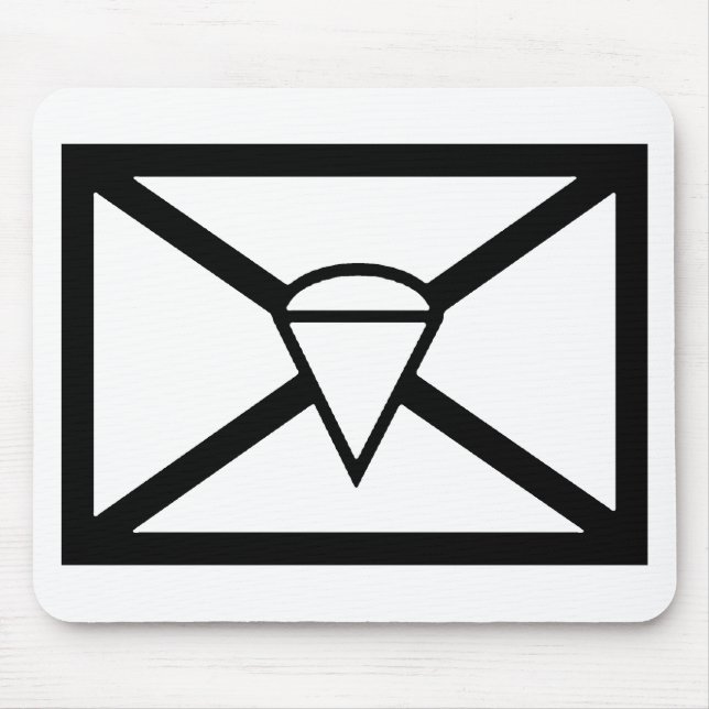 IM FLUGZEUG ZEICHEN MOUSEPAD (Vorne)