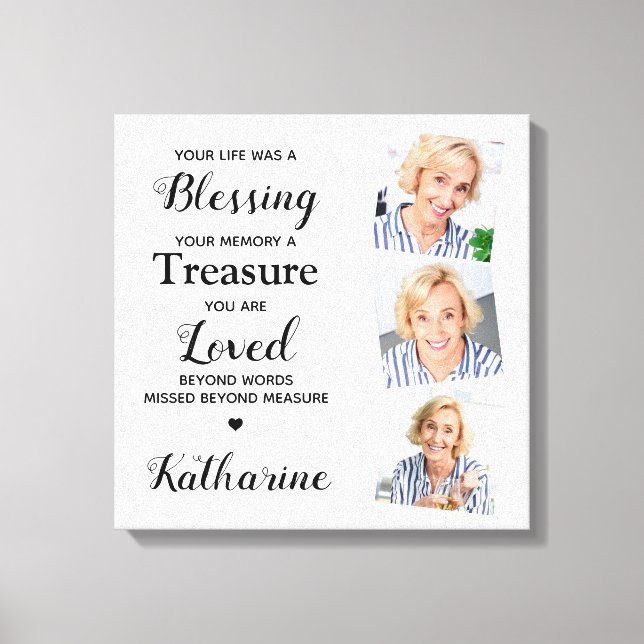 Im Foto zum lieben Gedächtnistraining zum Gedächtn Leinwanddruck (Vorderseite)